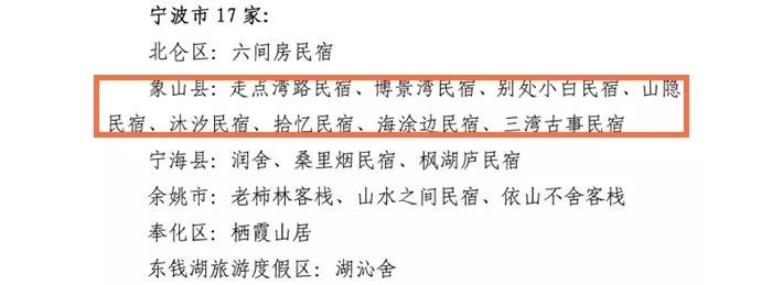 围观!象山这10家民宿获评省级荣誉,全浙江最多!